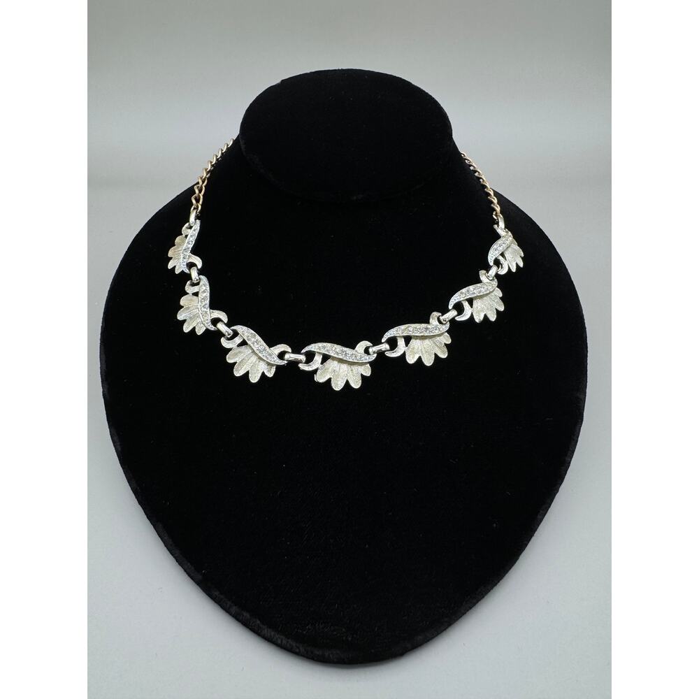 Vintage Sarah Coventry "Evening Sands" Goldtone Rhinestone Necklace